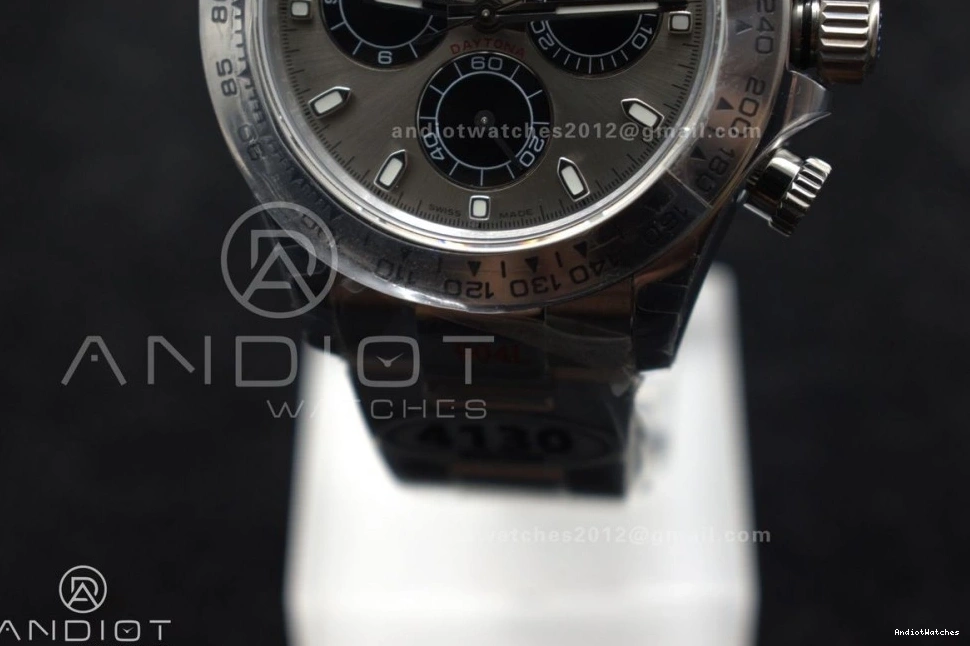 756 QF SS Grey Edition Daytona GoAnywhere Bracelet 1:1 Dial Best SA on 116509 0411